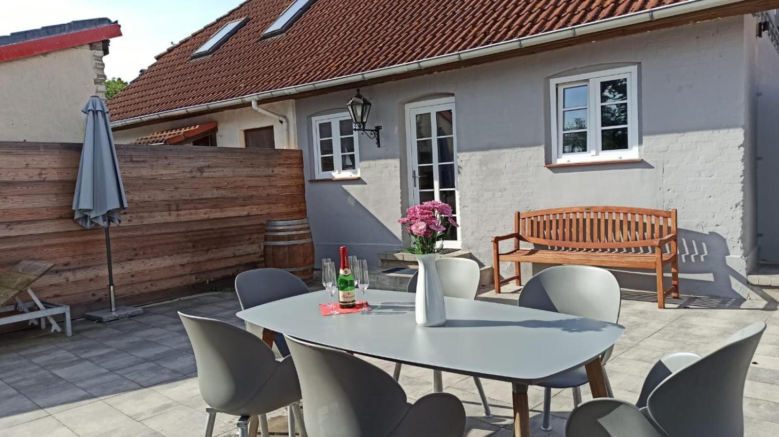 Pappelhof - Doppelhaushälfte mit Garten in Grömitz Exterior foto